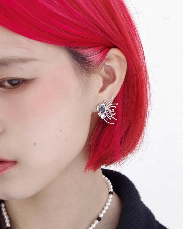 【Esak∞chi】Black Butterfly Earrings pg162