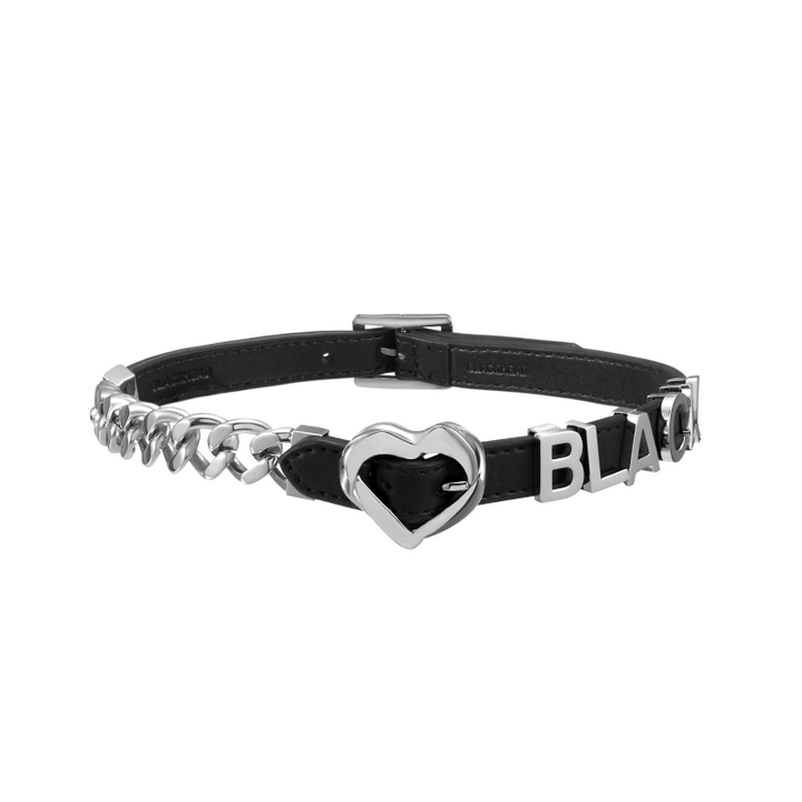 [BLACKHEAD]B Label Love Leather Choker pg89