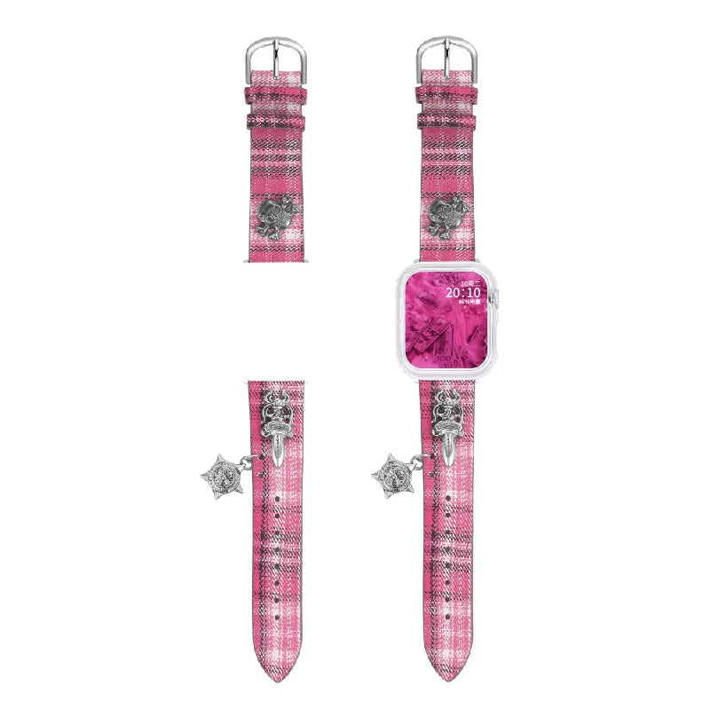 [OCTO VITA] Dancing Party Pink Star Sword Apple Watch Strap pg517