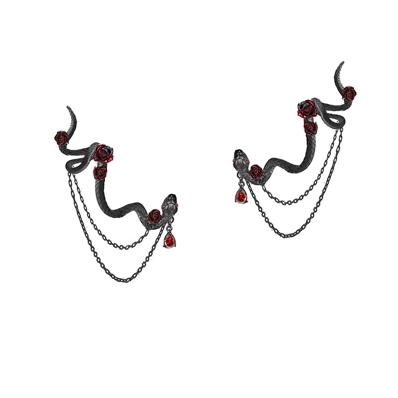 Snake Dance Rose Cuffs 01