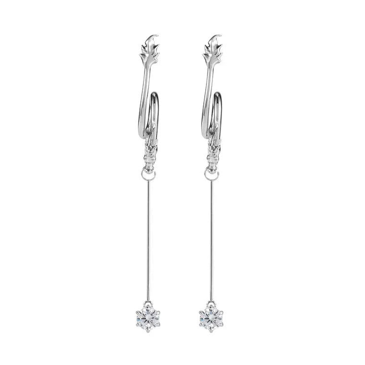 [BLACKHEAD]Dragon Tattoo Tassel Earrings pg622