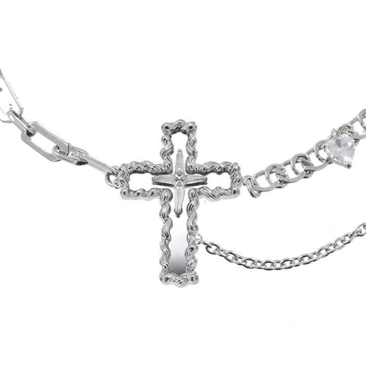 【SUMIYAKI】Baldwin IV Pride Cross Necklace pg96