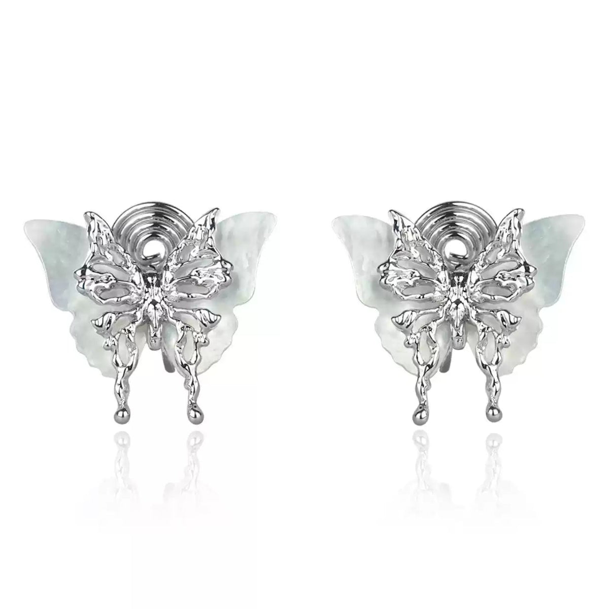 Natural Shell Butterfly Earrings