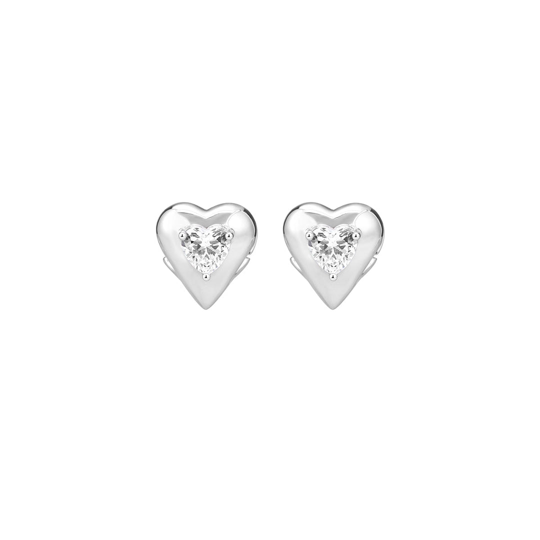 [BLACKHEAD]Mobius Strip Heart Earrings pg1225