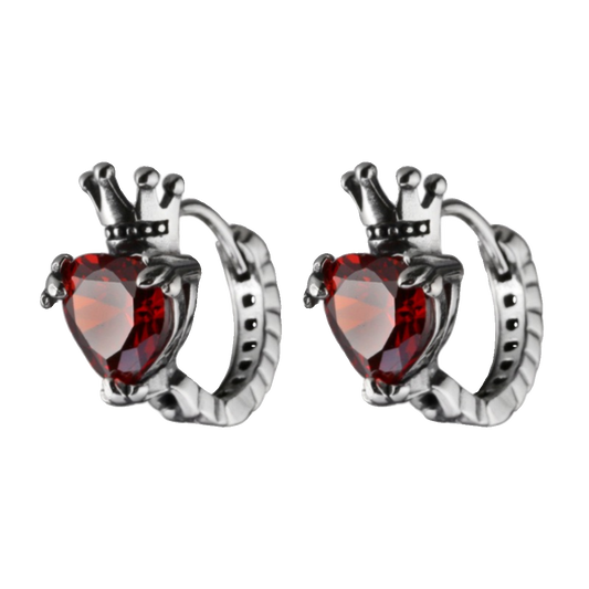 【Insomnia Artist】Love Crown Earrings pg1103