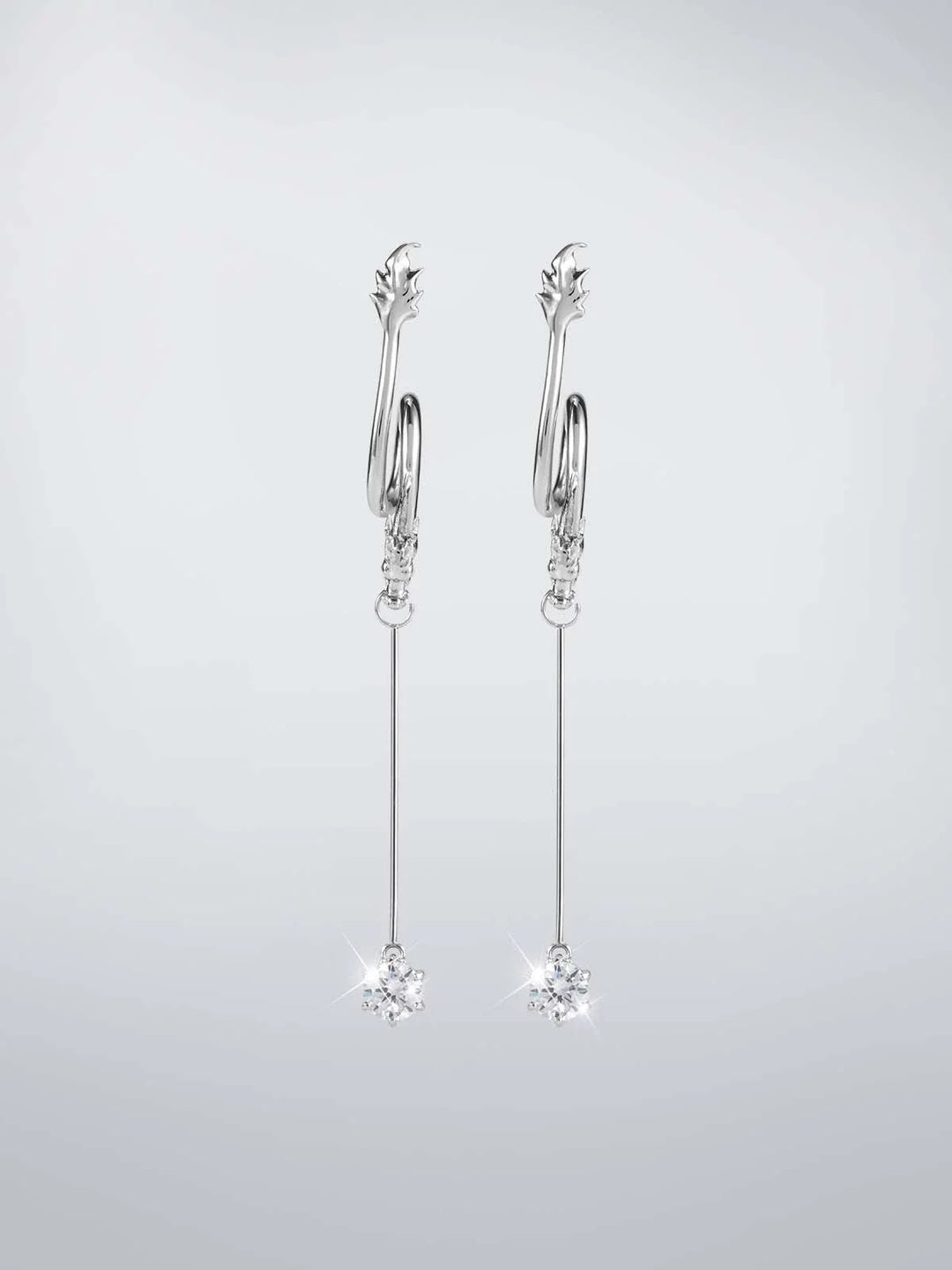 [BLACKHEAD]Dragon Tattoo Tassel Earrings pg622