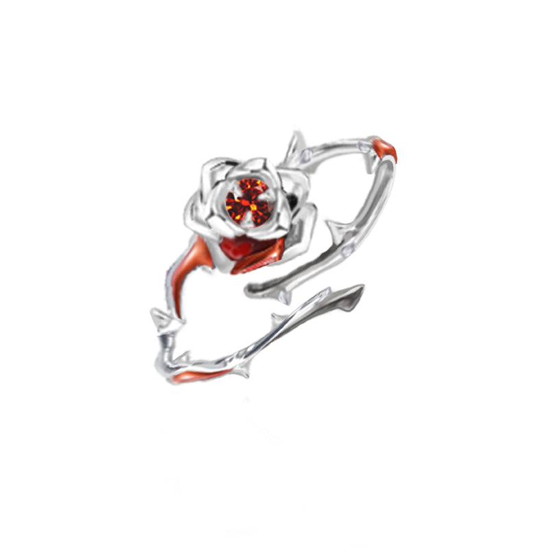 【MASW】Thorny Rose Flower Ring pg1893