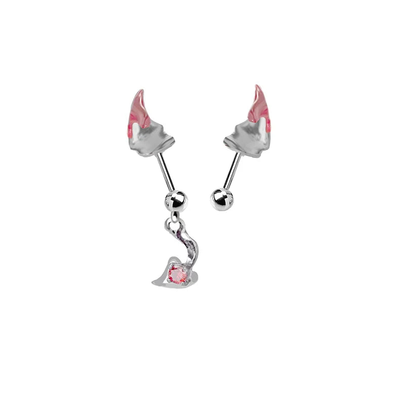 Carnival Party Devil Cartilage Earrings