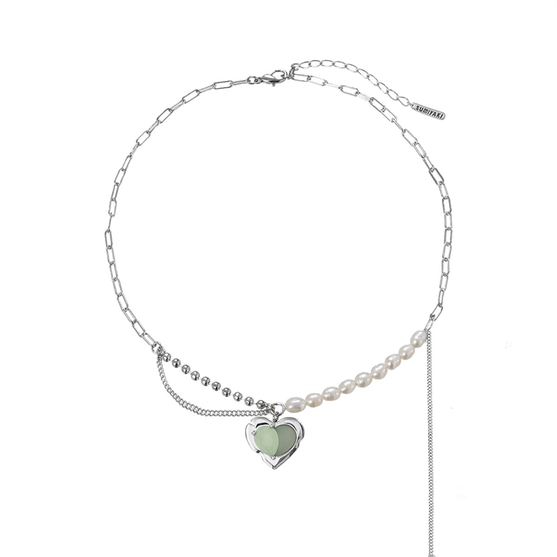 【SUMIYAKI】Green Tea Heart Necklace02 pg960