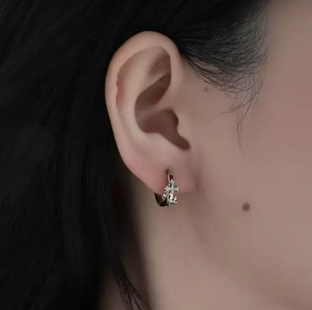 Pink Cross Earrings Collection