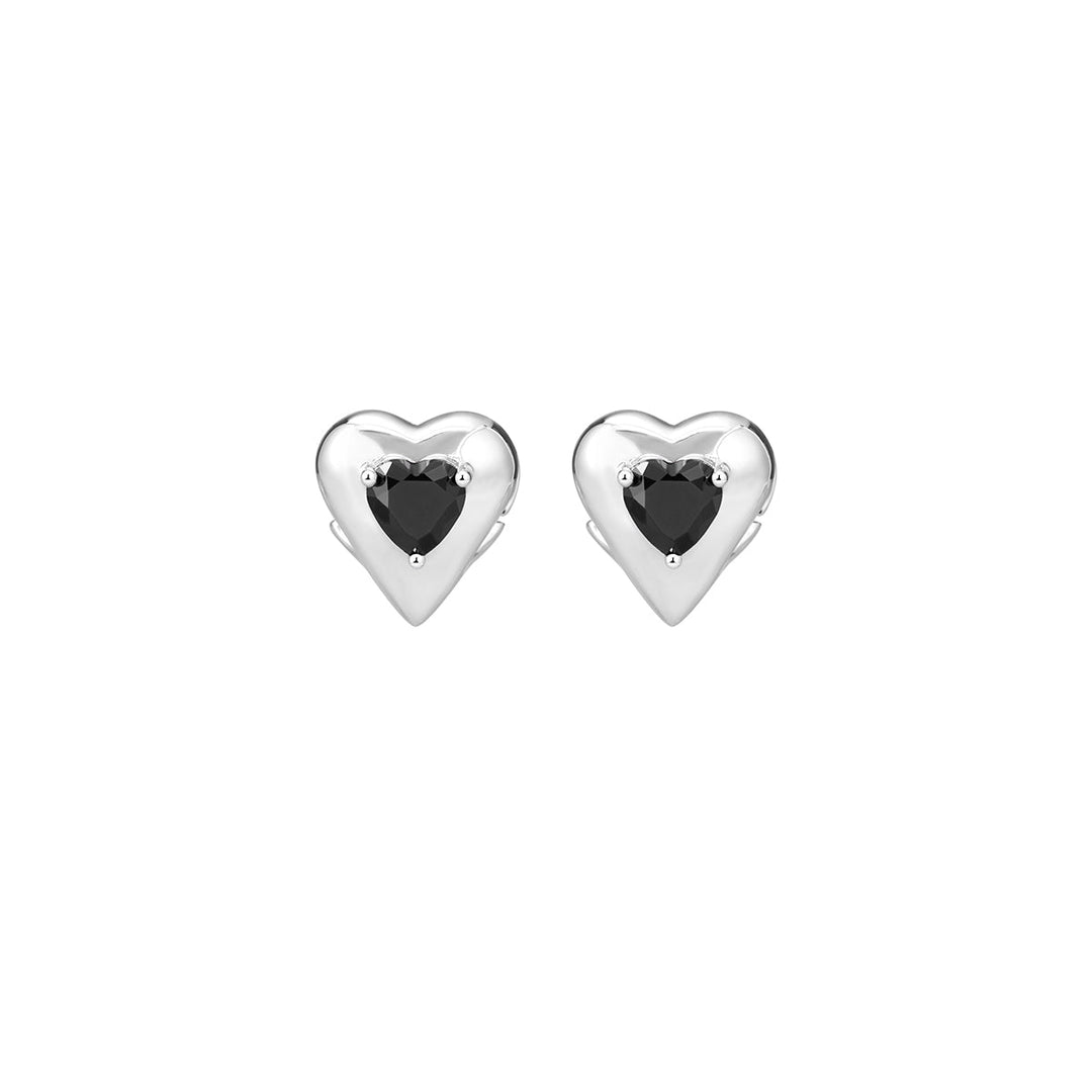 [BLACKHEAD]Mobius Strip Heart Earrings pg1225