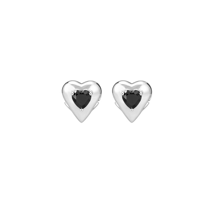 [BLACKHEAD]Mobius Strip Heart Earrings pg1225