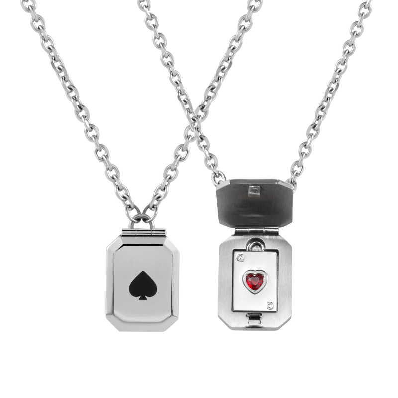 [BLACKHEAD]Interlock Chain Reaction Love Necklace pg1022