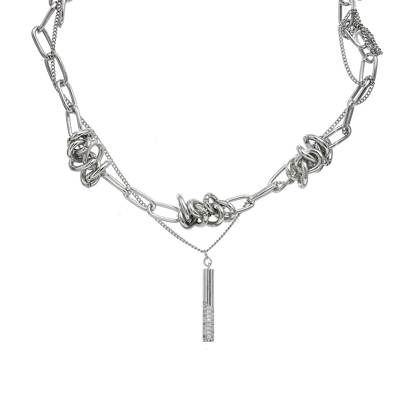 [SUMIYAKI] Thorn Hip-hop Necklace pg1884