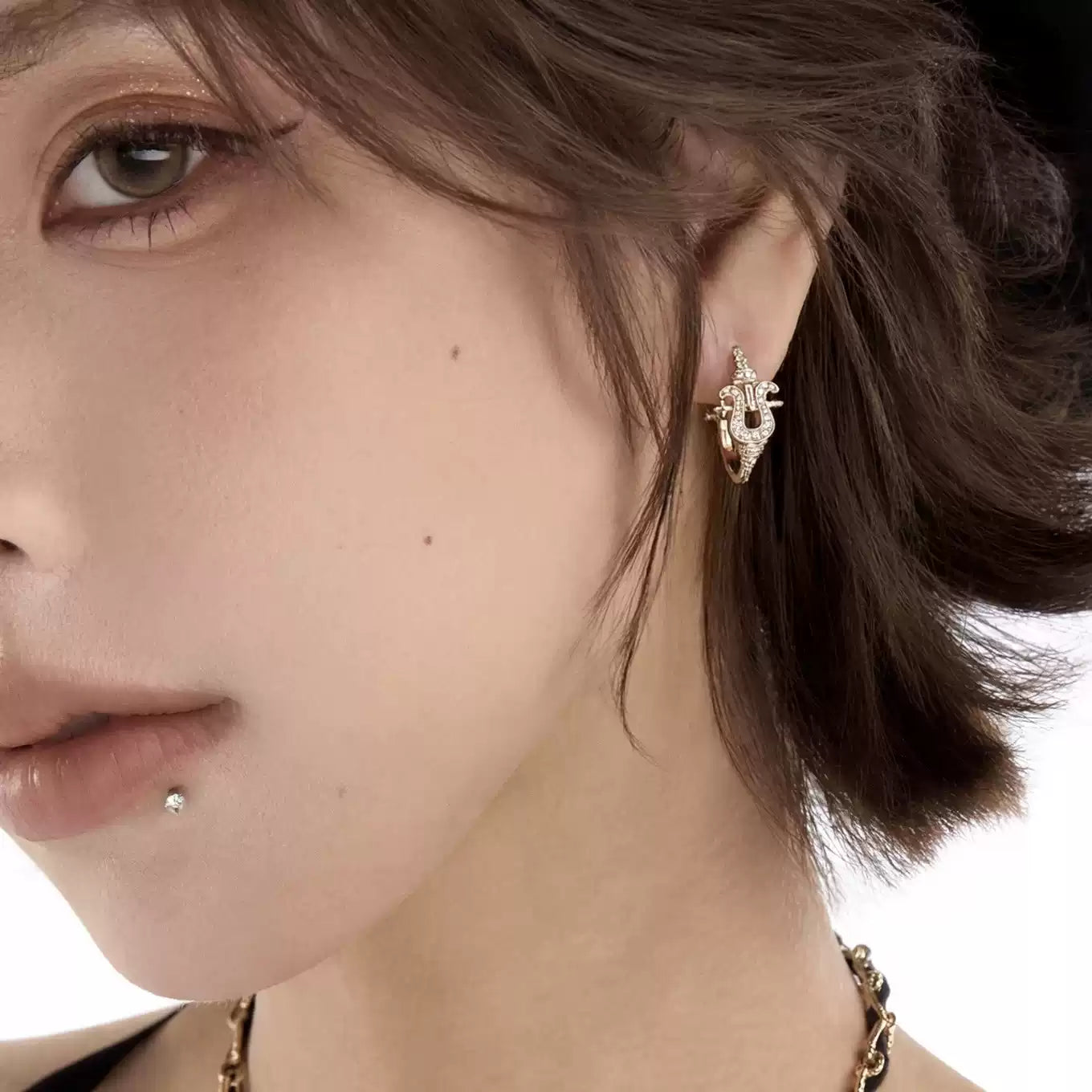 Fortune Hoof Clasp Earrings