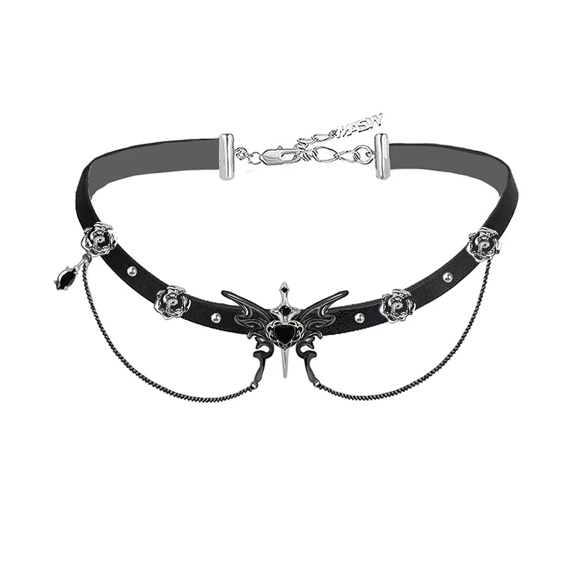 【MASW】Butterfly Dance Black Choker pg257