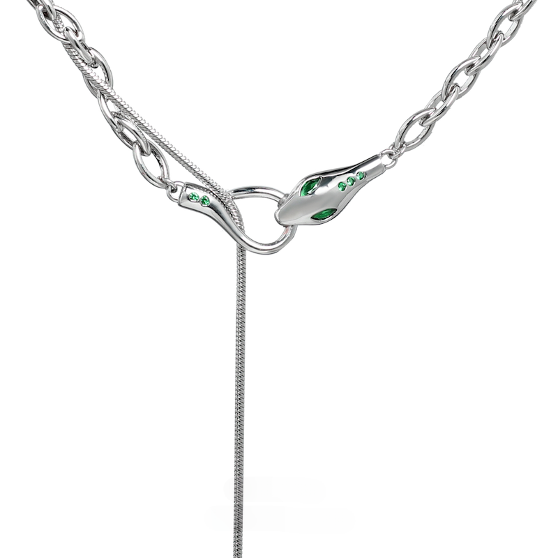[1ST XULIE] Green Snake Necklace pg952