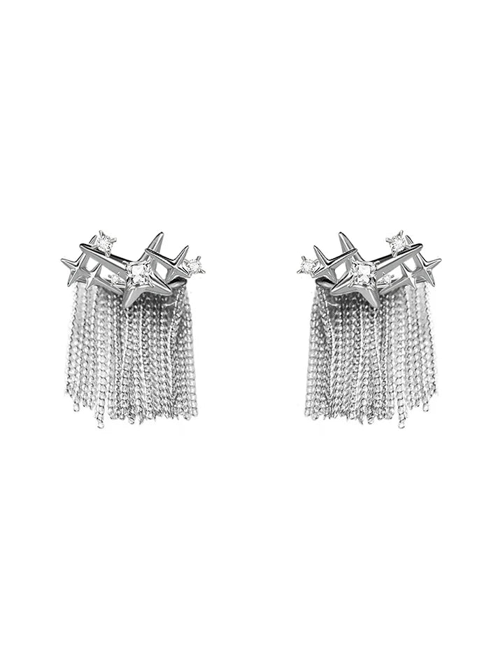 [MASW] Stars Attraction Tassel Earrings 01 pg1793