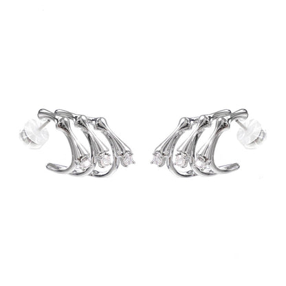 [SUMIYAKI] Mechanical Gyroscope Three Layer Earrings pg1176