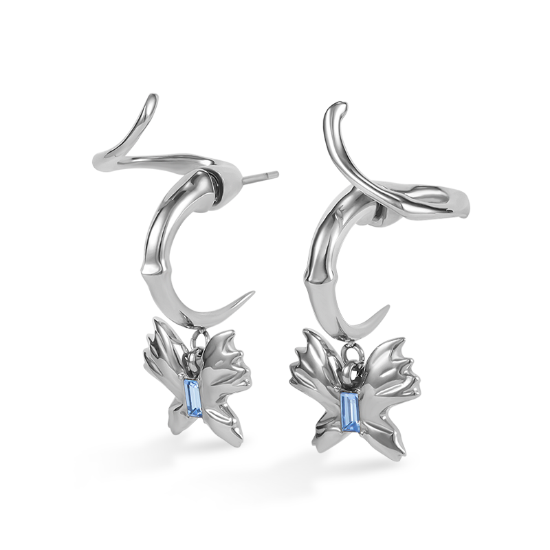 [BLACKHEAD]The X-Files Butterfly Earrings pg1861