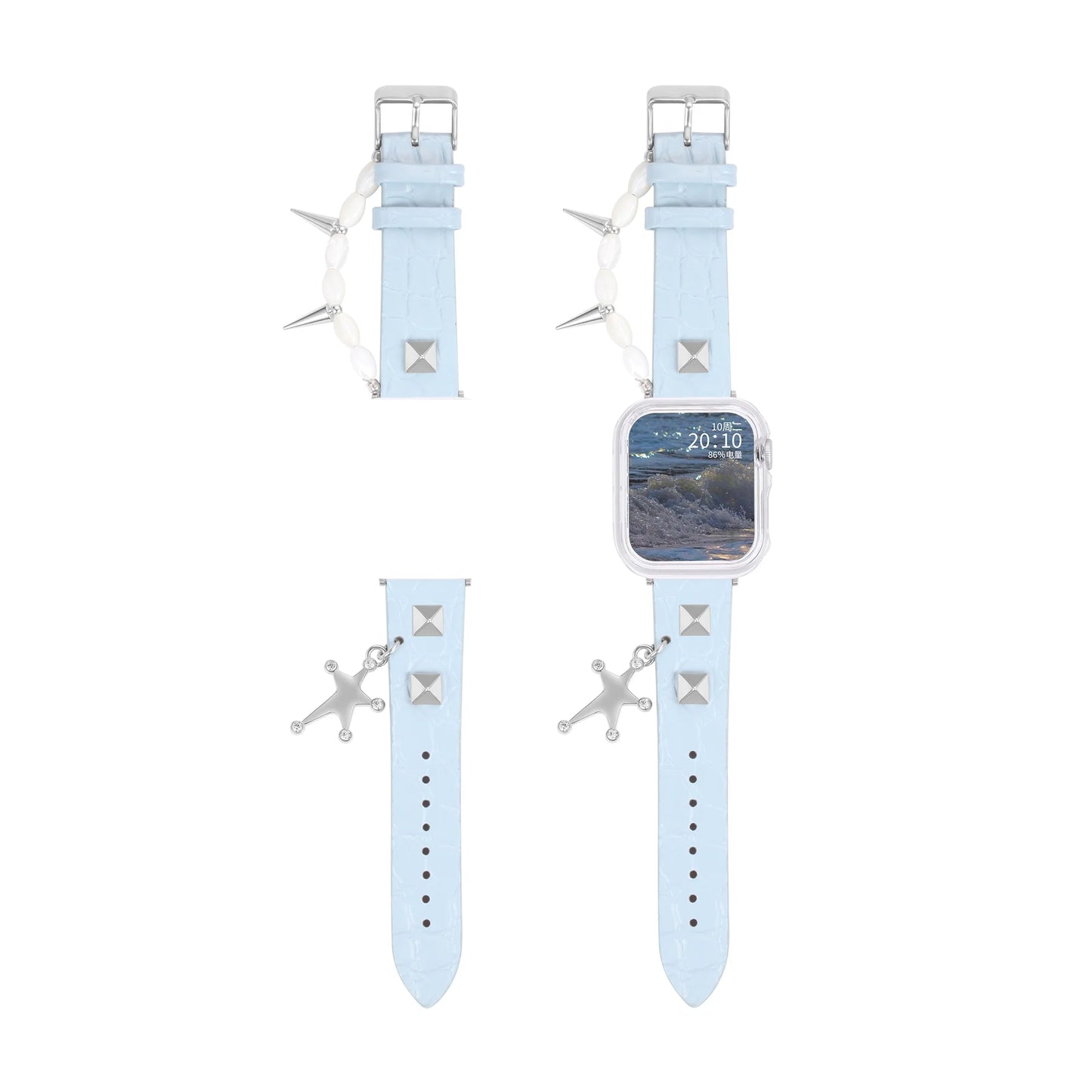 [OCTO VITA] Ocean Starfish Beaded Apple Watch Strap pg1323