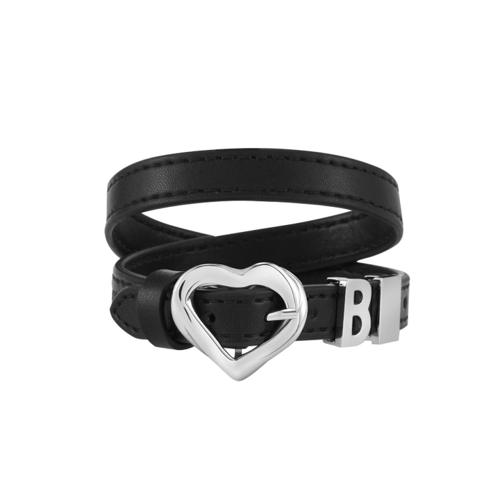 【BLACKHEAD】B Label Love Leather Bracelet & Choker pg88