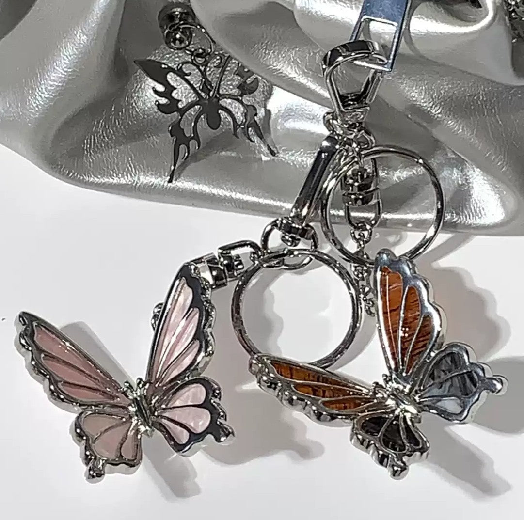 Charming Butterfly Cocoon Keychain