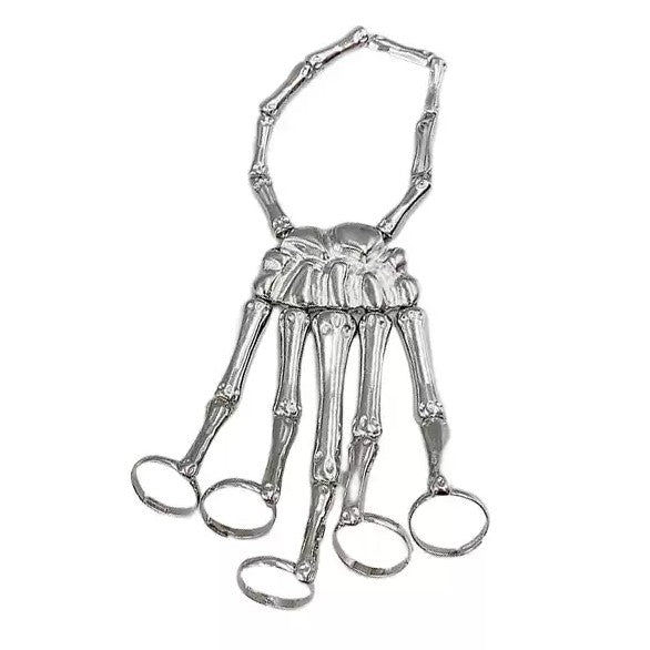 Articulated Skeleton Bracelet Glove Set