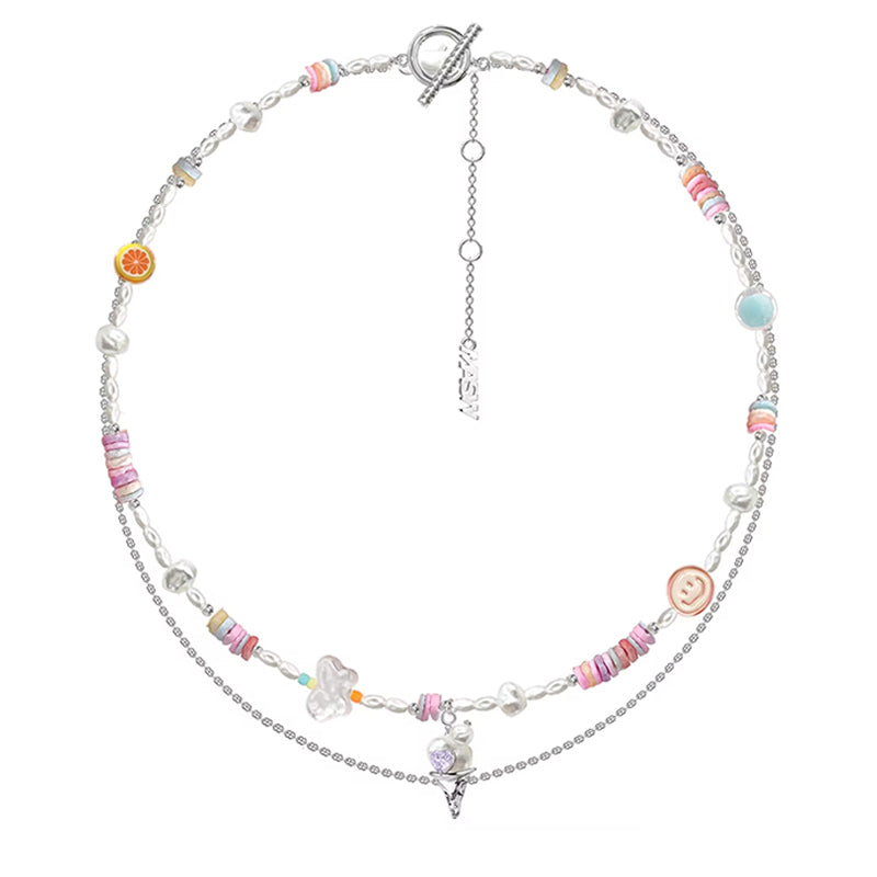 【MASW】Fairy Tale Sweet Candy Dopamine Necklace pg738