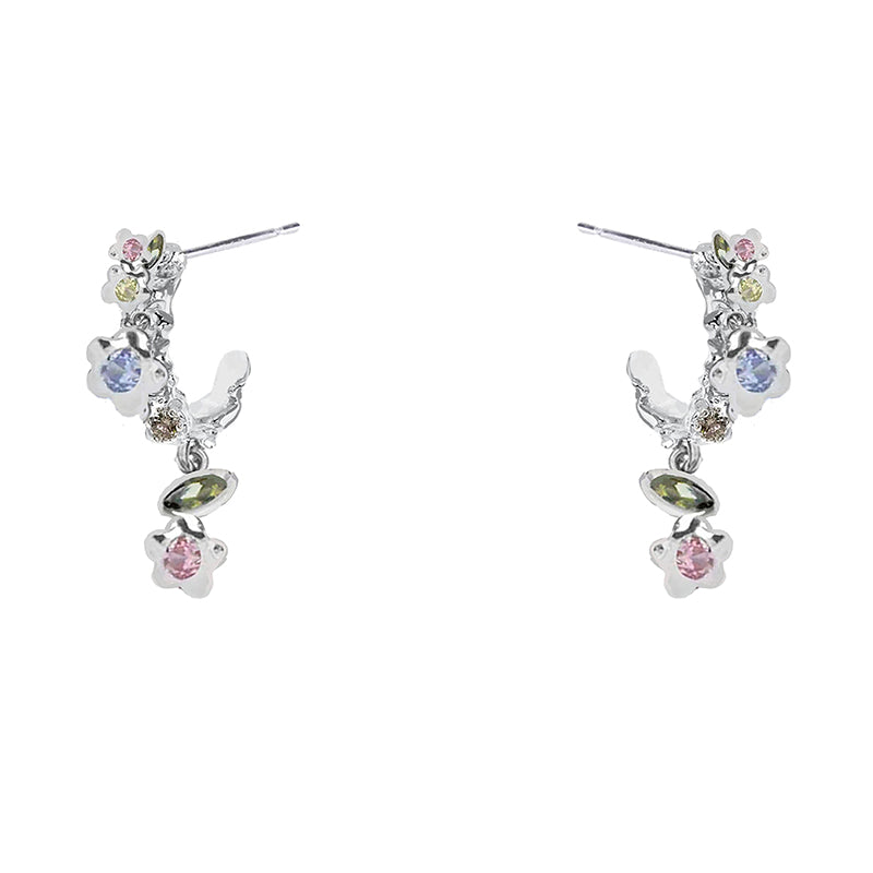 【MASW】Secret Garden Flower Earrings pg1568