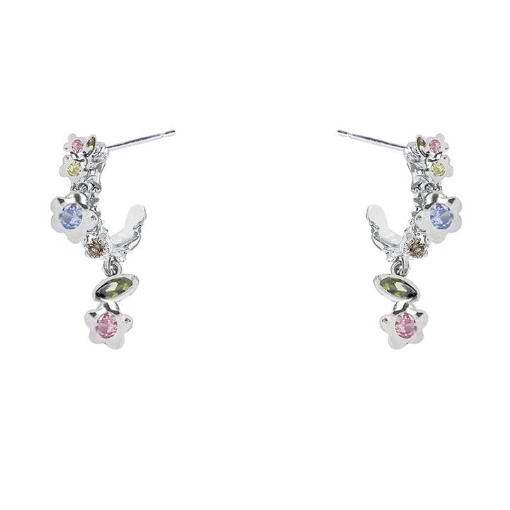 【MASW】Secret Garden Flower Earrings pg1568