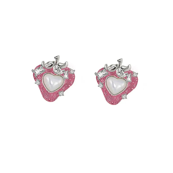 【MASW】Secret Garden Strawberry Earrings02 pg1589