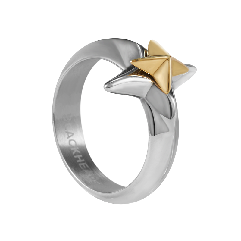 【BLACKHEAD】Christmas Rotating Star Ring pg425