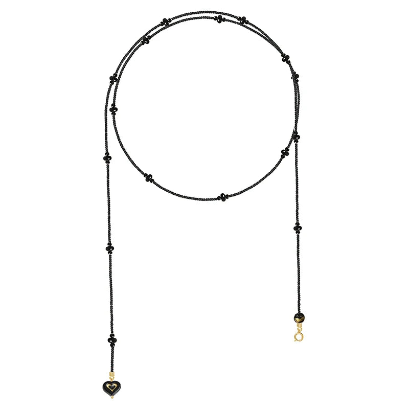 [MASW] Butterfly Dance Black Necklace pg260