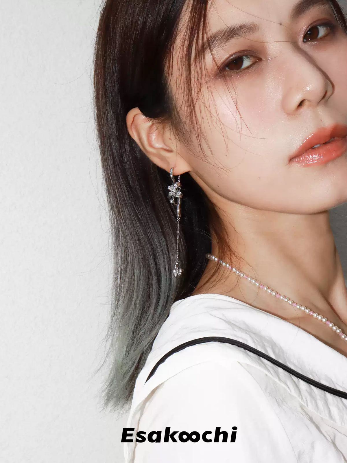 Elegant Floral Metal Earrings