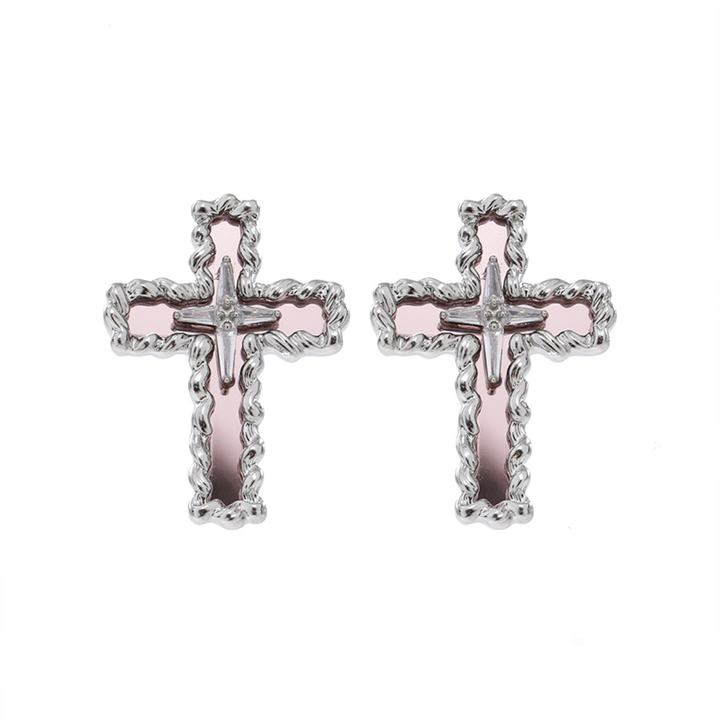 【SUMIYAKI】Baldwin IV Loyalty Cross Earrings pg94