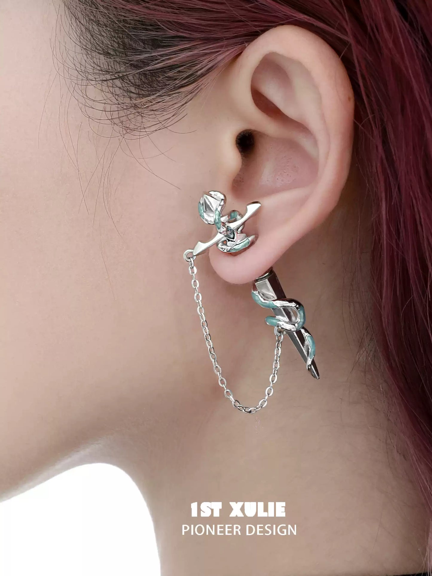 Frozen Snake Academy Earrings