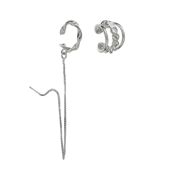 【SUMIYAKI】Spiral Ear Wire & Cuff pg1676