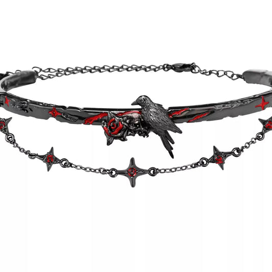 Niche Raven Choker Necklace