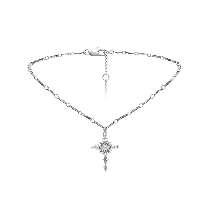 [MASW] Nostalgia Star Cross Choker and Necklace pg1305
