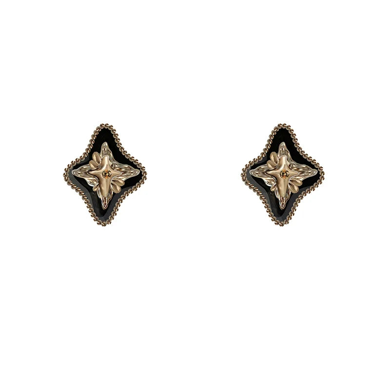 [MASW] Nostalgia Retro Star Earrings02 pg1297