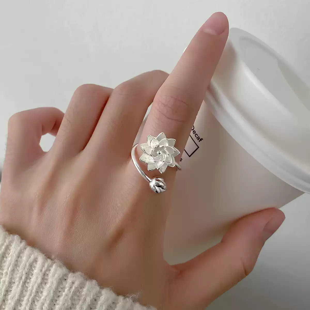 Lily Silver Ring