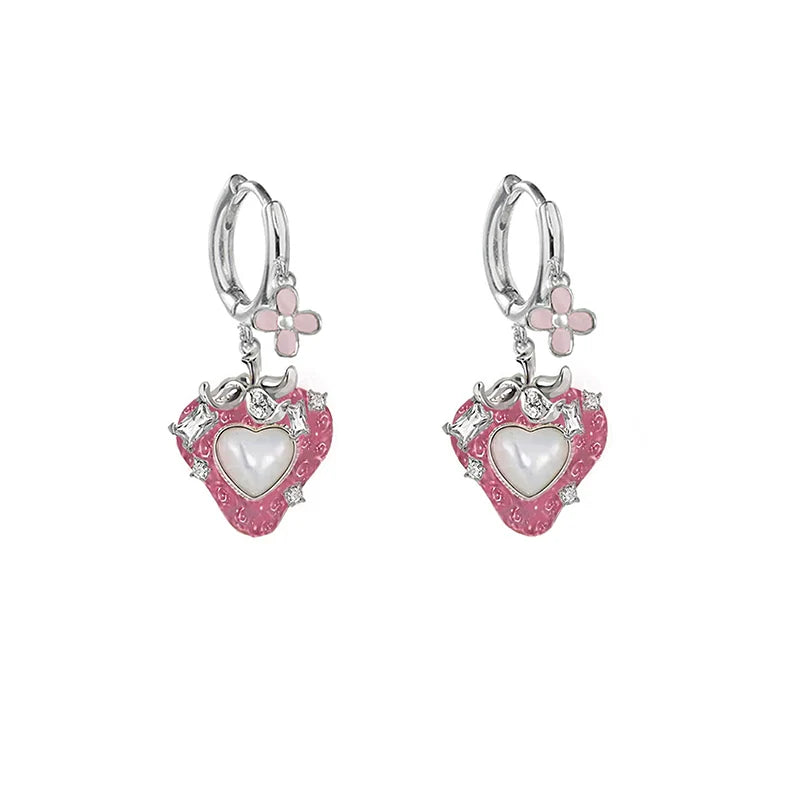 【MASW】Secret Garden Strawberry Earrings01 pg1588