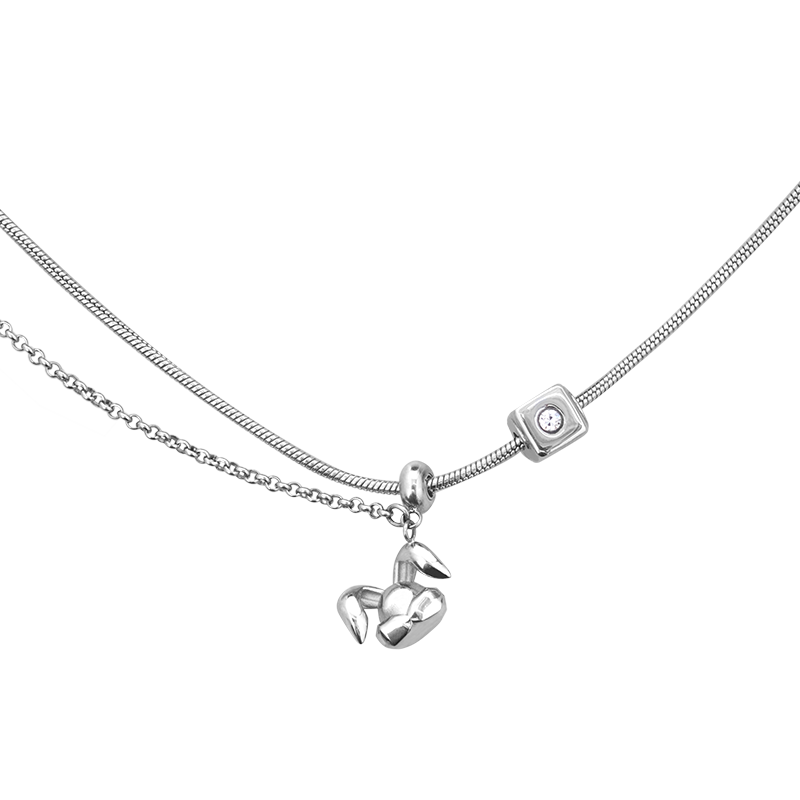 [BLACKHEAD]Killer Bunny Double Layer Necklace pg1039