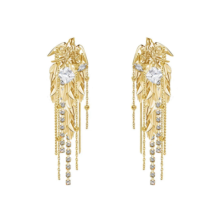 [MASW] Basic Bird Tassel Earrings pg114