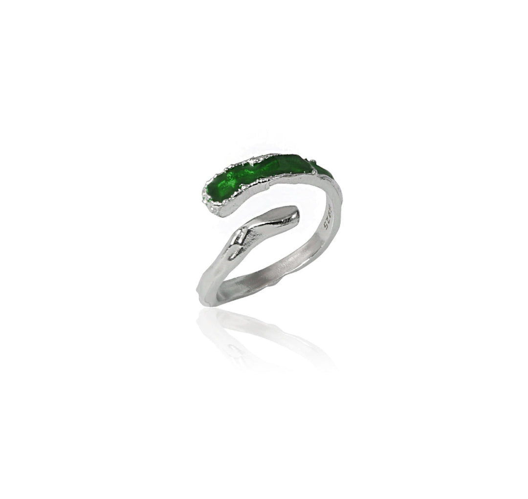 【1ST XULIE】Green Snake Ring02 pg954