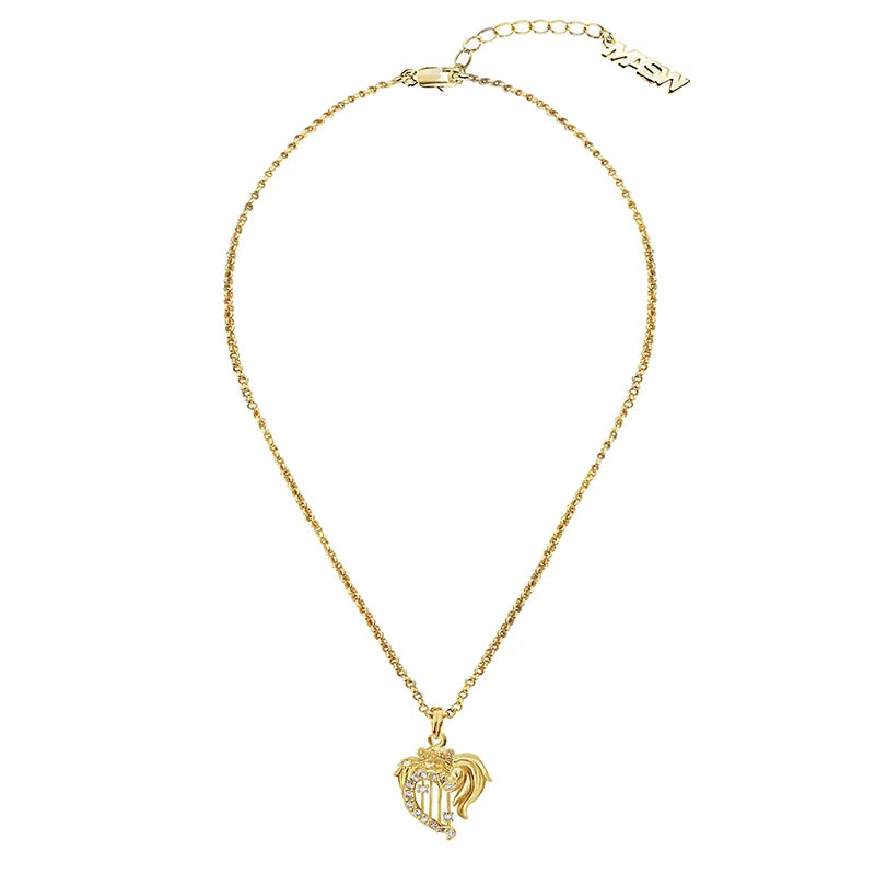 [MASW] Nostalgia Angel Harp Necklace pg1275