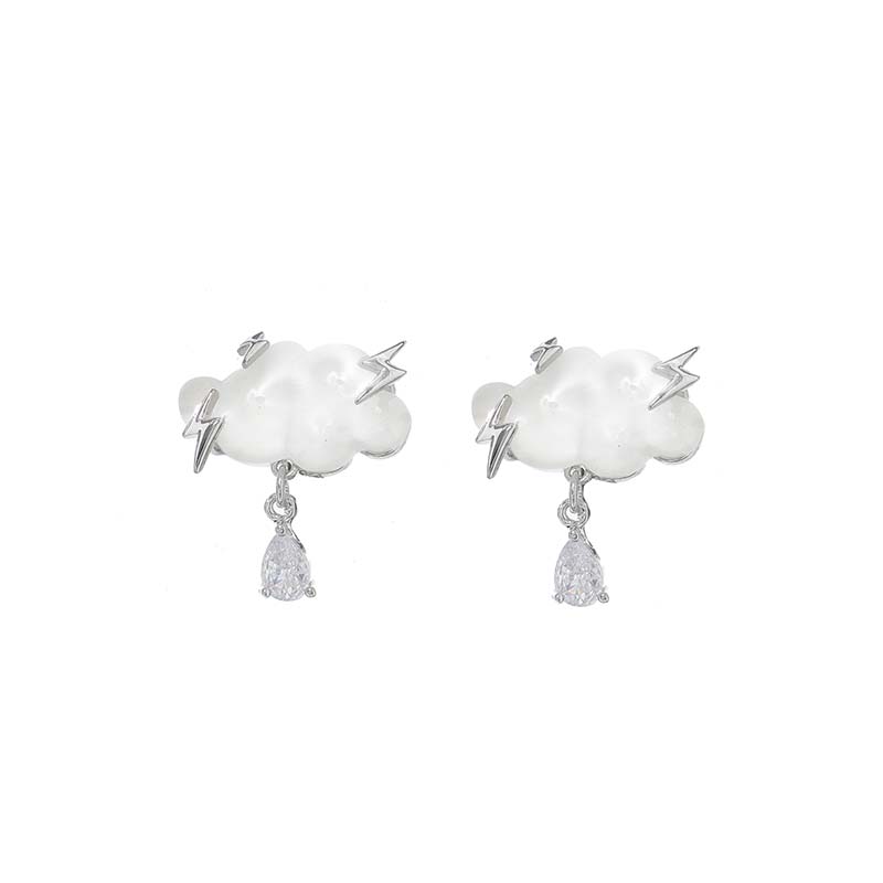 【SUMIYAKI】Drak Cloud Earrings pg630