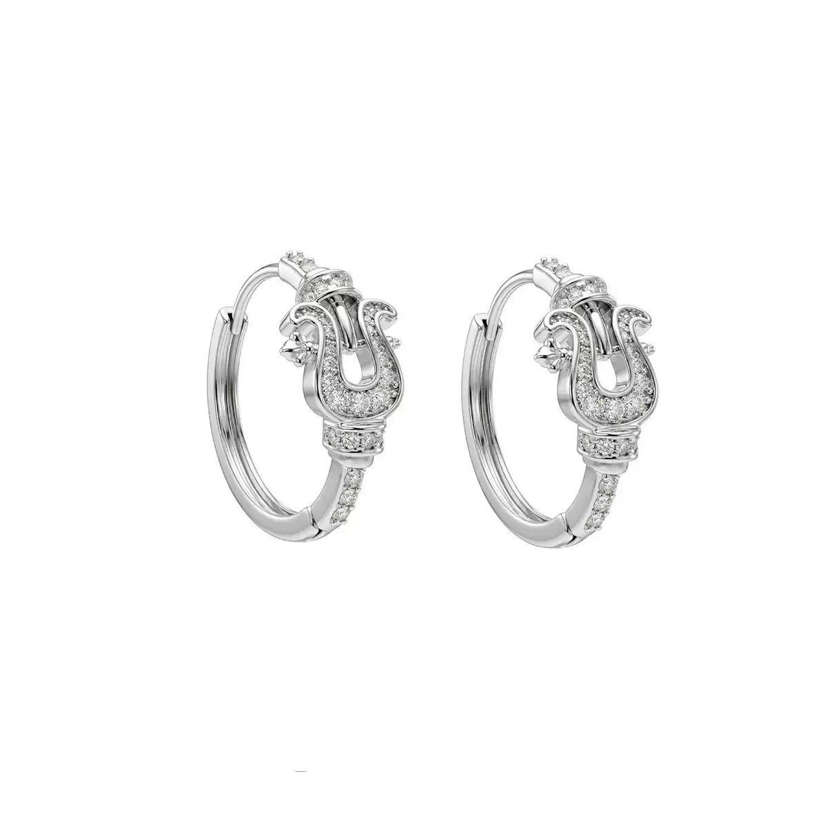 Fortune Hoof Clasp Earrings