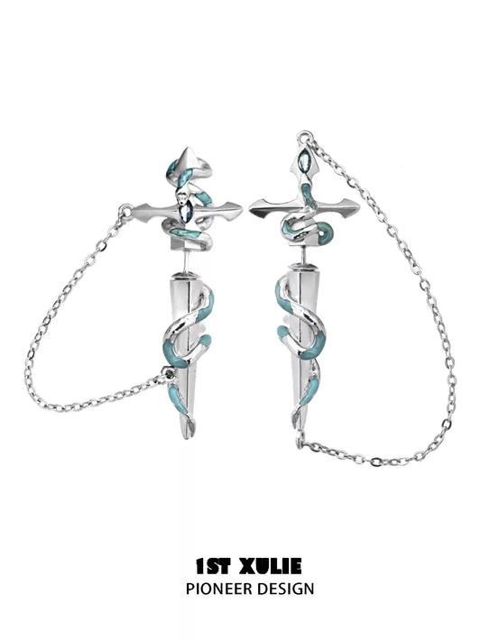 Frozen Snake Academy Earrings